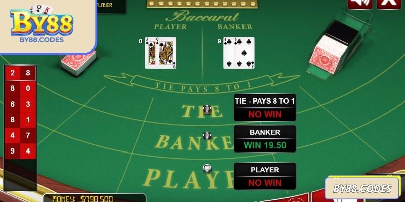 Baccarat By88 – Trò Chơi Kinh Điển Chuẩn Casino Quốc Tế 3 Chiến thuật đặt cược giúp hội viên khai thác chu kỳ thắng hợp lý